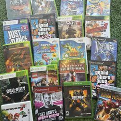 Xbox 360, Xbox One, Xbox, PS3, PS2, Wii, Nintendo, Nintendo 3DS, Super Mario, Tony Hawk