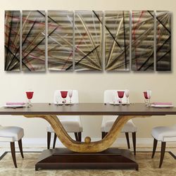 Large Gold Metal Wall Art