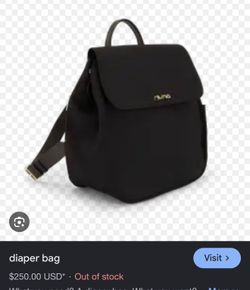 Nuna diaper bag