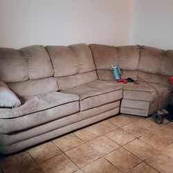 Sofa with pull out bed. No mattress