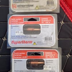 15pc x 120433 Electrodes 020191 Plasma Cutter Fits Hypertherm MAX 70 / 80 / 100