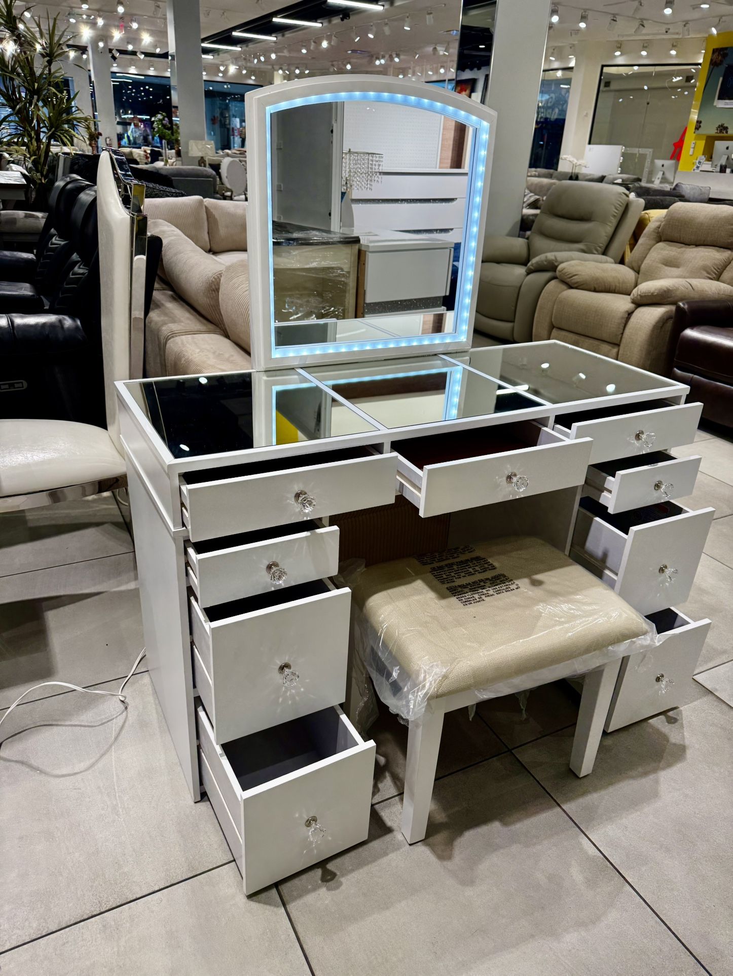 Vanity With Stool 🔥 Take It Home With Only $50 Down