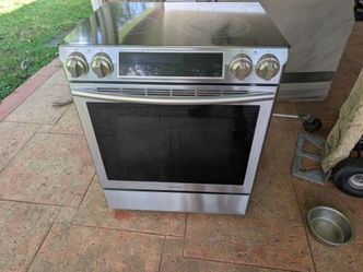 Samsung 30 in.wide slide-in oven and cooktop