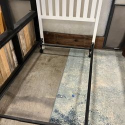 White Kids Twin bed frame (2)