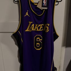 Nike Lakers LeBron James Jersey 