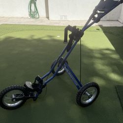 Sun Mountain 3-Wheel Golf Push Cart – Folding Golf Cart