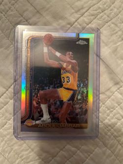 2026 Topps Chrome Update Kareem Abdul-Jabbar Refractor #144 Los Angeles Lakers