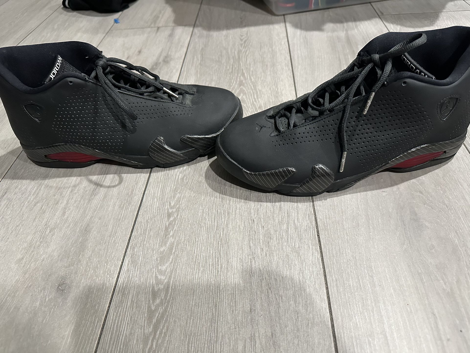 Nike Air Jordan 14 Black Anthracite Carbon Fiber Ferrari Size 11 