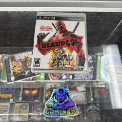 Deadpool PS3 $50 Gamehogs 11am-7 Pm