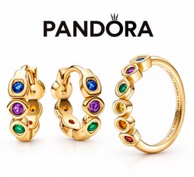 ⨠AUTHENTIC PANDORA x MARVEL â INFINITY STONES SET â¨