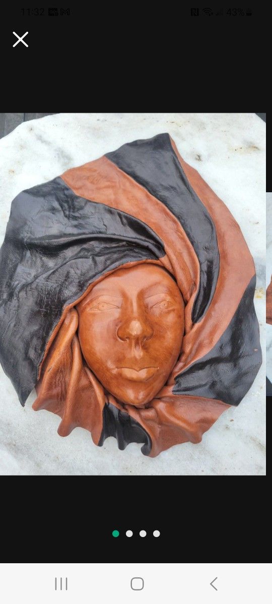 Vintage Leather Mask