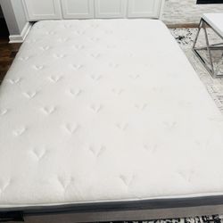 A premium mattress from Kingsdown, the Delemont model, in good condition.