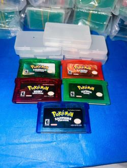 Pokémon Emerald Pokémon Sapphire Pokémon Leafgreen Pokémon Ruby Pokémon FireRed Pokémon Gameboy Games Repro