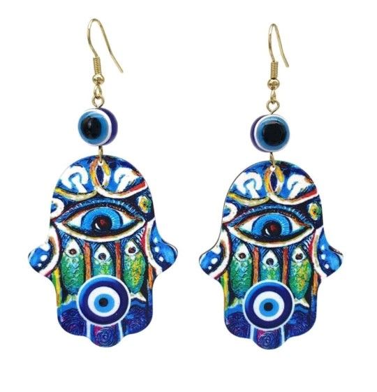 Evil Eye Protection Fashion Earrings