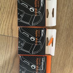 Apple Watch Case Lot 3 Pack 44mm Series 4 5 6 SE & 41mm Series 7 Cover