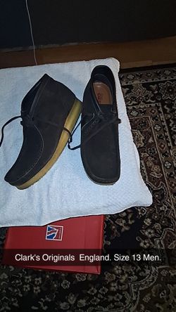 Clark's Original Men's Black Suede Chukka Boots 