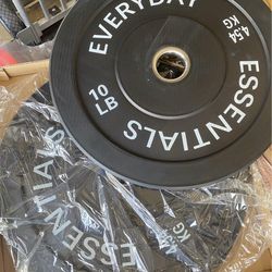 New pair of 10 pounds bumper weights