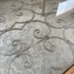 Heavy  Wrought Iron Coffee Table 