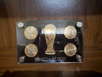 Banco de México FIFA World Cup Coin Set Display
