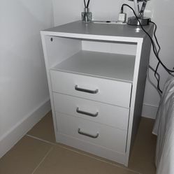 **Set Of 2** End Tables W/ Built In outlets