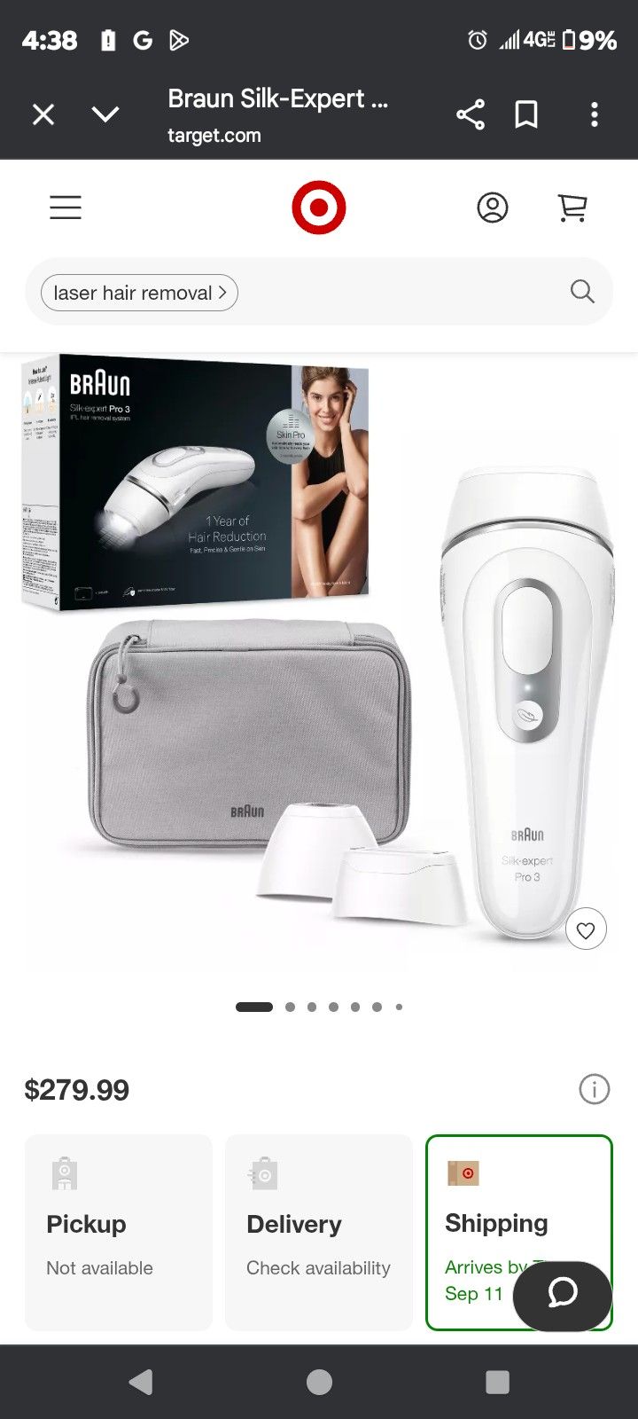 Hair Removal Silk Expert Pro 3
