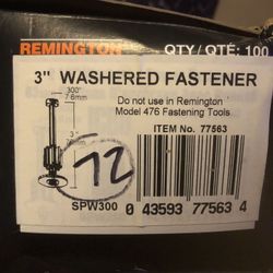 3” REMINGTON POWER  RAMSET FASTENERS