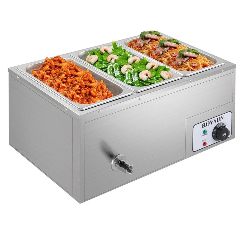 21QT 3-Pan Electric Commercial Food Warmer(Jh2212A)