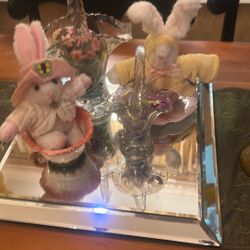 Miniature stuffed bunnies