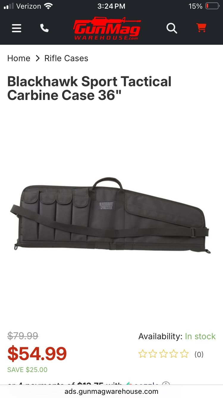 Blackhawk Tactical Carbine Case