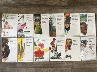 National Geographic Magazines MAPS of various US States 10 +7 Maps