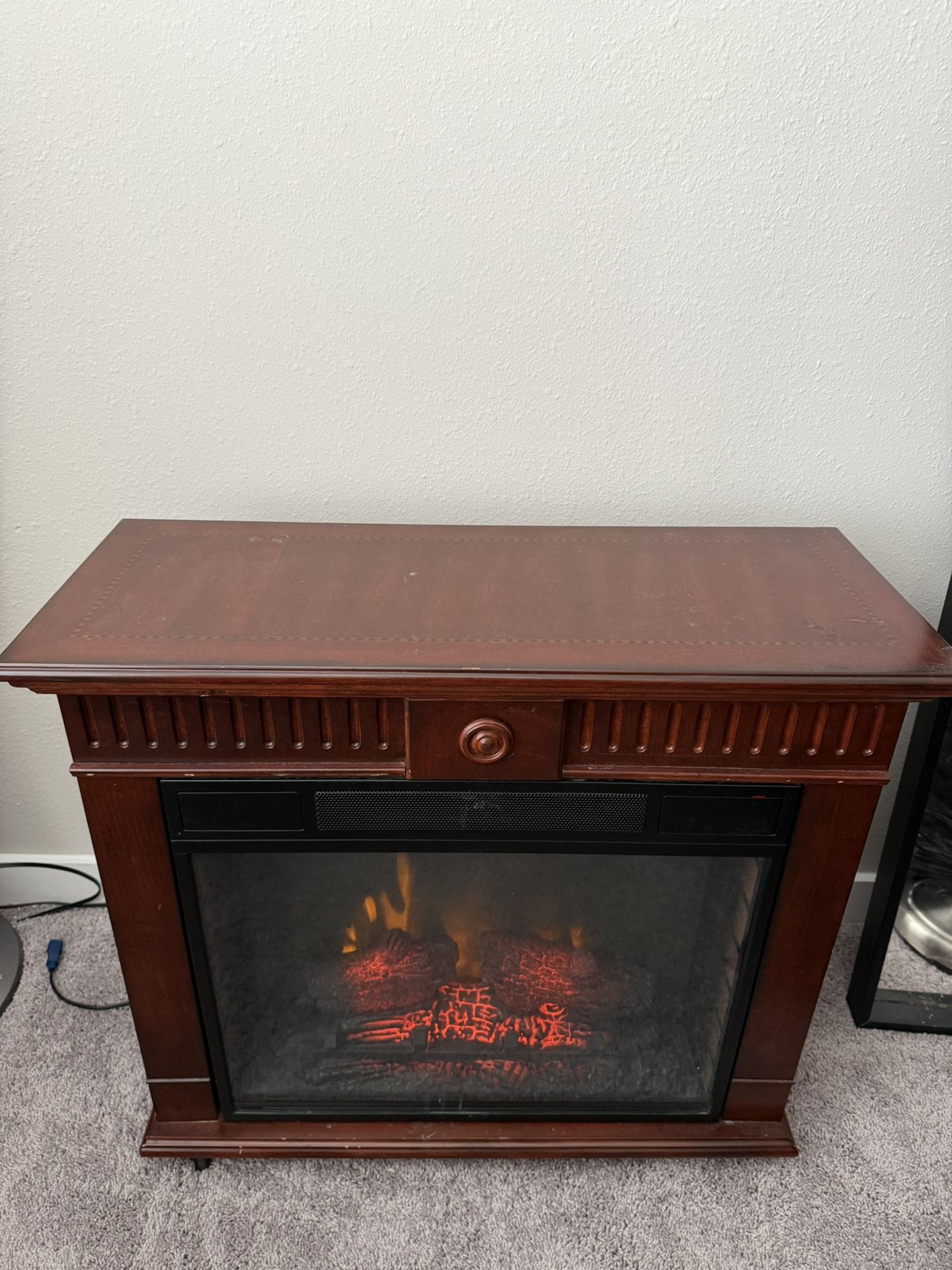 Electric Fireplace with working Heater/Furnace