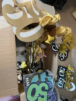 Party decorations for 50