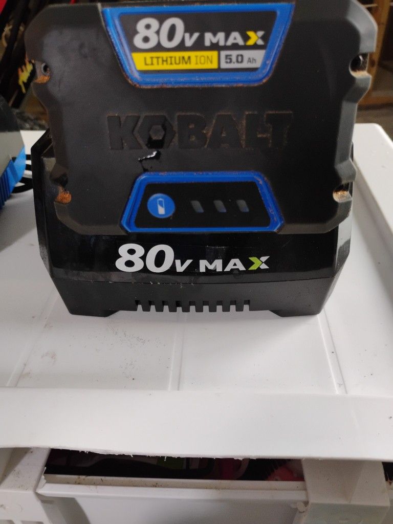 80v 5 Amp Hr Battery Kobalt Battery Plus Charger