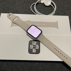 Apple Watch SE 2nd Generation, Starlight Ports Band ,, 44 mm