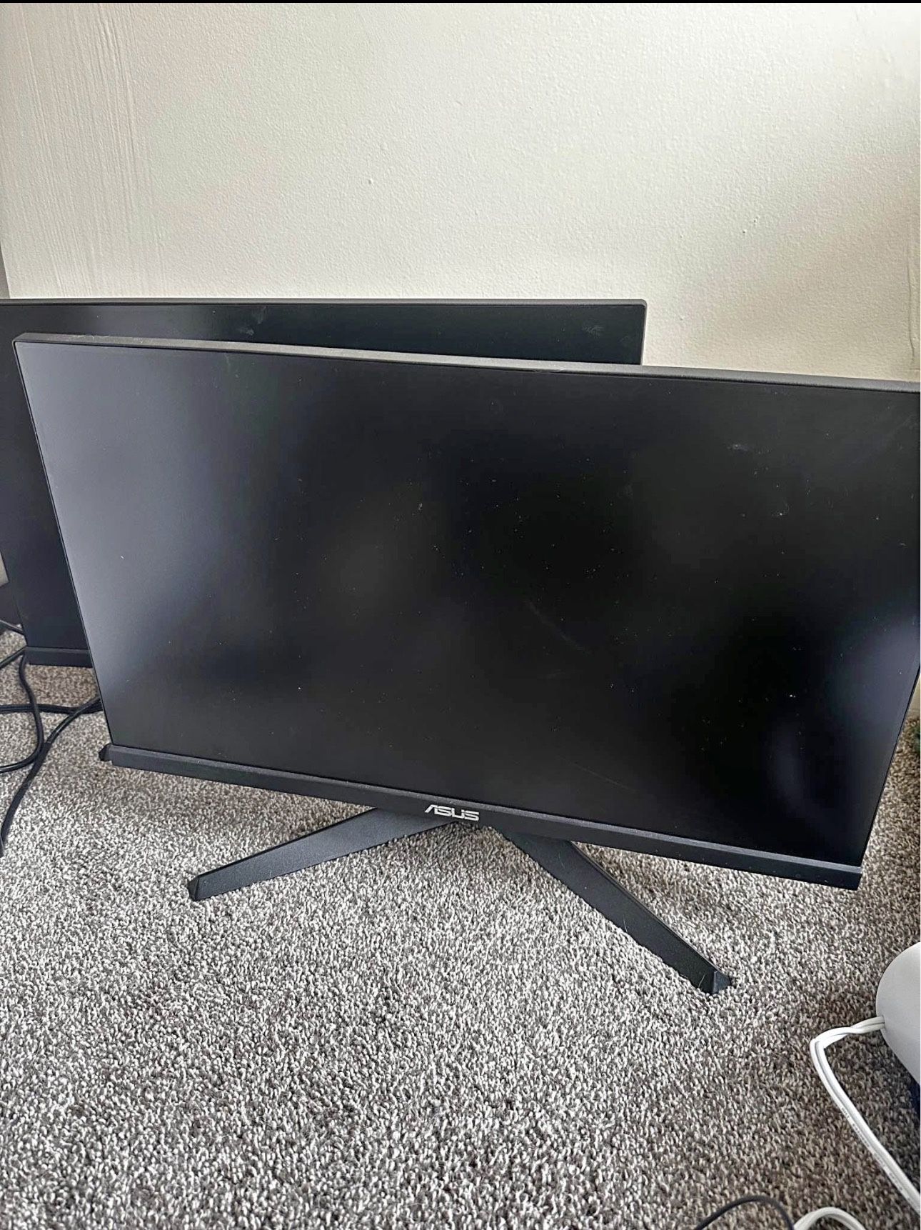 Two Asus Gaming Monitor 24 inch