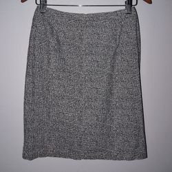 Vintage Y2K Byer Too! Black & White Abstract Skirt 