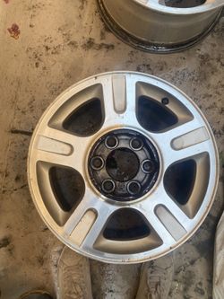 18.5” Inch Set Of 4 Rims-6 Lugs - Ford Caps