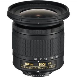 Nikon Lens DX VR AF-P NIKKOR 10-20mm 1:4.5-5.6G wide lens 