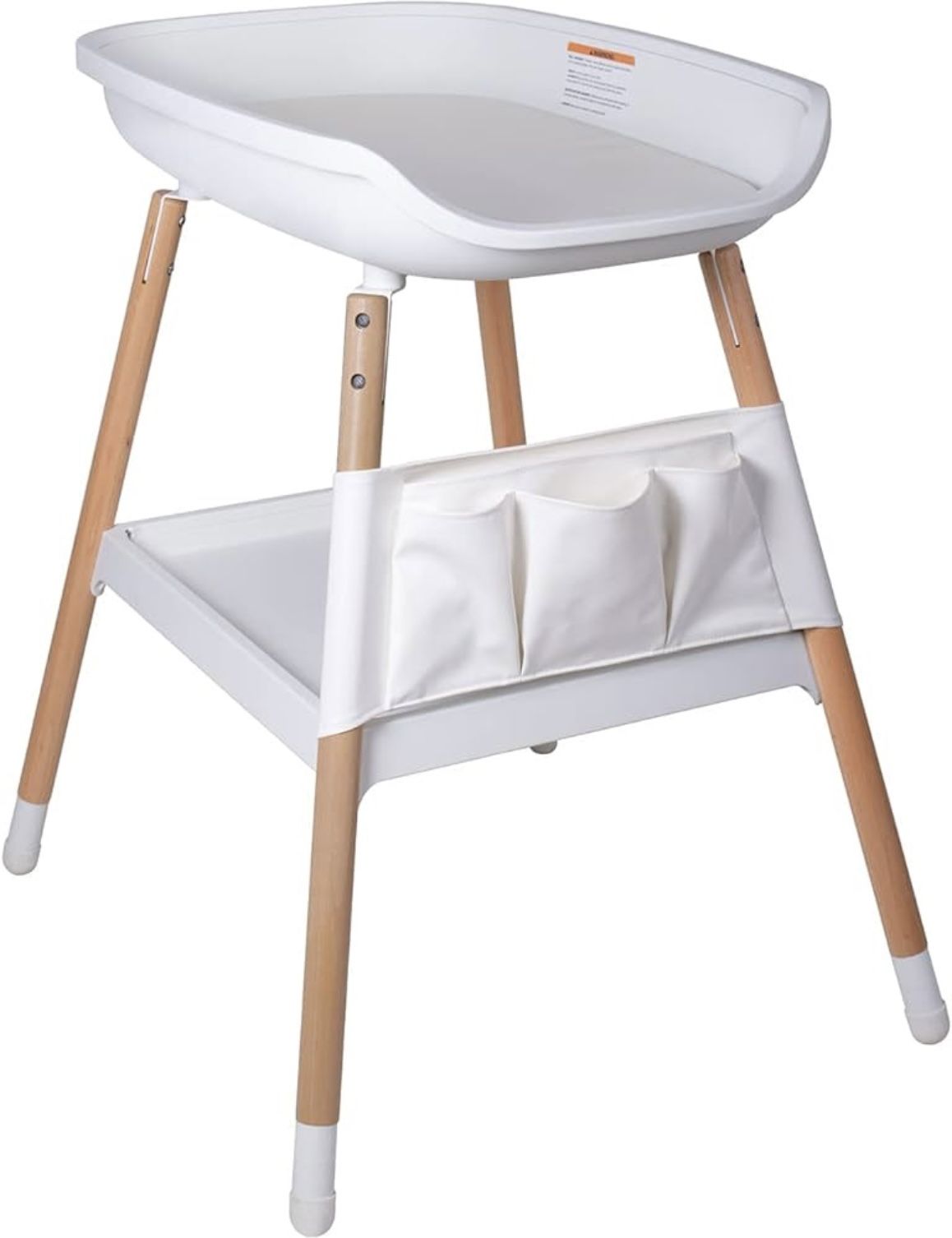 Beberoad Love Baby Changing Table – Adjustable Height Nursery Changing Station with Soft Pad, Organizer & Large Storage Shelves – Diper Table for Newb
