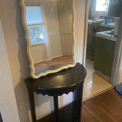 Mirror And Table