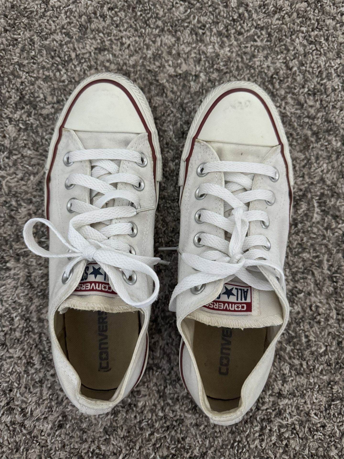White Converse 