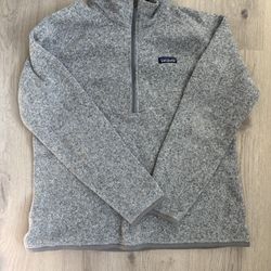 Grey Patagonia Quarter Zip