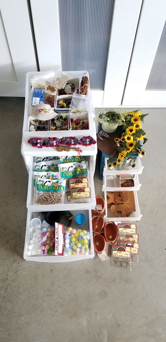 crafts supplies lots all new material