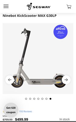 Segway Kick scooter MAX G30LP