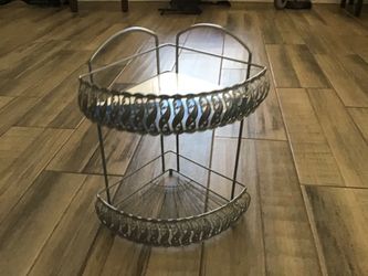 2 Tier Bathroom Corner Shelf