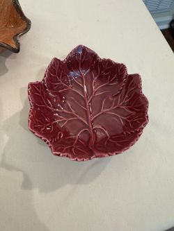 7 piece Fall Leaf Ceramic Dish Collection