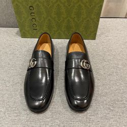 Gucci GG Men’s Leather Shoes With Box 2026 New