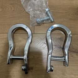 (contact info removed)9 Chrome Front Tow Hooks For 2019 2020-2022 Chevrolet Silverado 1500 Oem