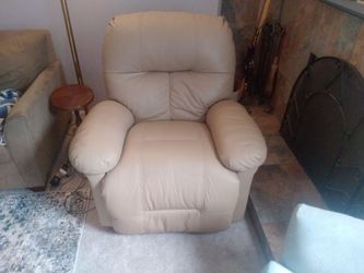 Leather recliner
