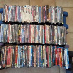128 DVDs and Blu Ray DVDs